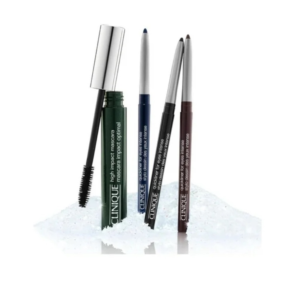 ⭐️🆕⭐️ Clinique Eye Gift Set 🎁🎁 mascara + 3 eyeliners